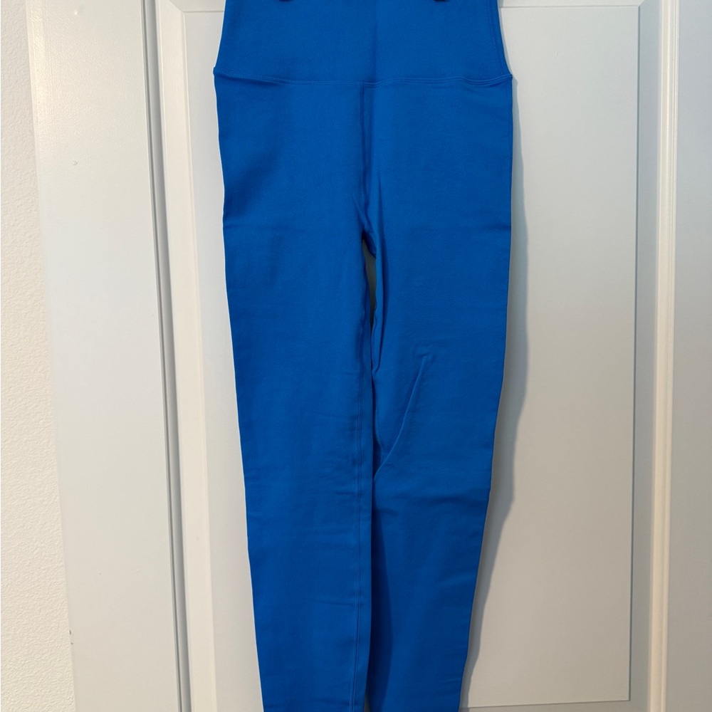 Fabletics Sculptknit high waisted leggings in Electric Blue. Size: L. NWT.